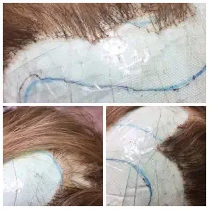 40 Denier Foundation Lace Front wig repairs