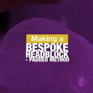 Making a Bespoke Headblock - Padded method