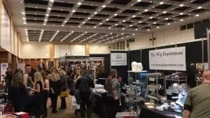 umae, makeup trade show, wig making corner