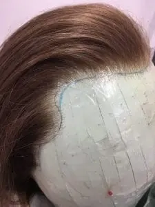lace front wig, wig, wig hairline, ventilating