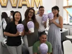 head form, wig making, block padding