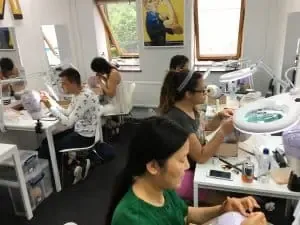 wam studio, wig making students, wig making in London