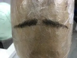 facial, ventilated hair, tonging facial hair