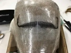 facial hair, wash, moustache