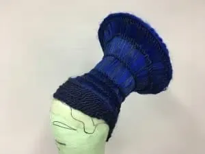 blue wig, blue hair, blue braids, wig making class