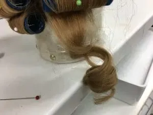 hair set, wig setting, wig styling