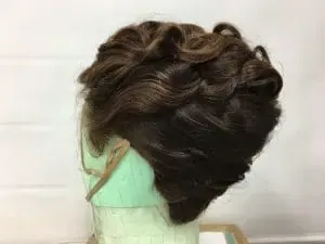 dowelling rod hair set, hair styling, undo, crisp curls