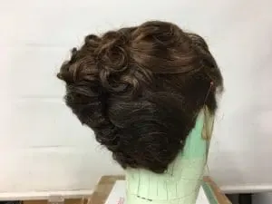 wig dressing, hair set, hair style