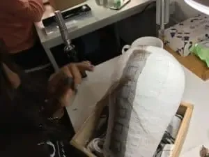 wig making course, ventilating, knotting, hair knotting directions, wig making classes London, wig making courses London