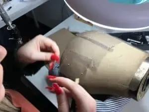 whipping seams for wig making, sewing your custom wig capsewing basics in wig making, wig making UK