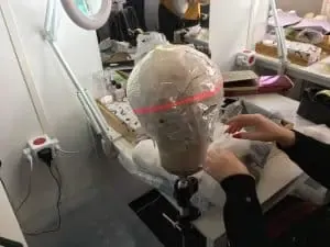 head wrap, head bubble, custom fit wig wrap, wig making course