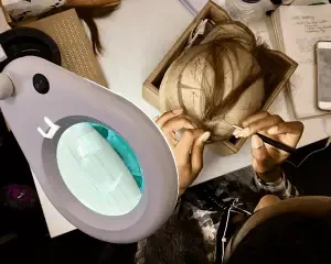 intensive course, wig making course, knotting directions for your wig