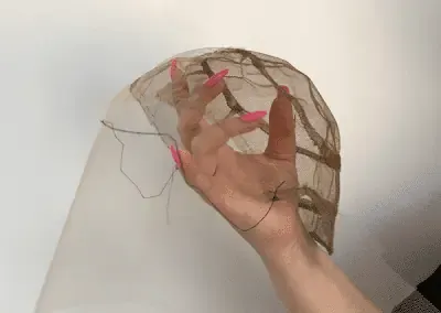 intensive wig making course, full lace wig cap, lace wig base, face wig foundation