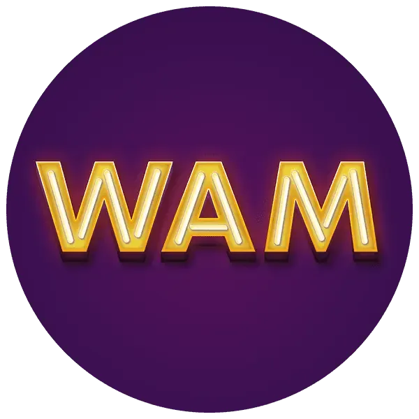 wam logo in circle