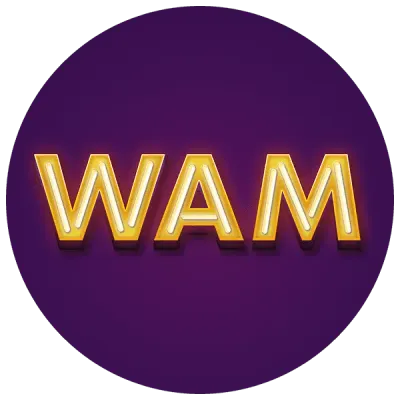 wam logo in circle